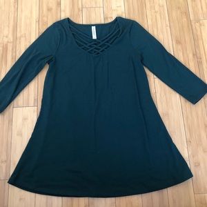 Hunter Green Long Shirt